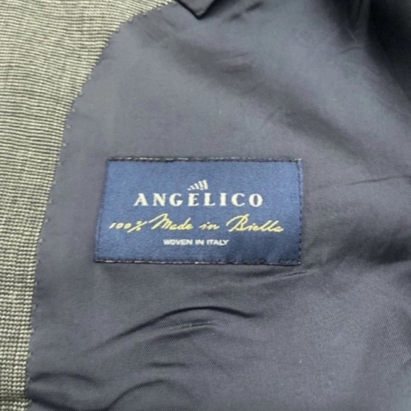 Suitsupply Lazio Blazer 52 Slim Fit Gray Pure Wool Angelico Fabric Single Breast - Picture 8 of 9